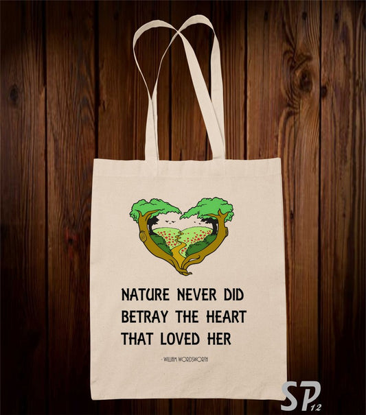 Nature Never Did Betray The Heart That Loved Her Tote Bag