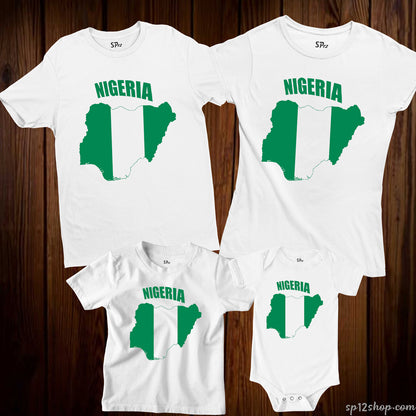Nigeria Flag T Shirt Olympics FIFA World Cup Country Flag Tee Shirt