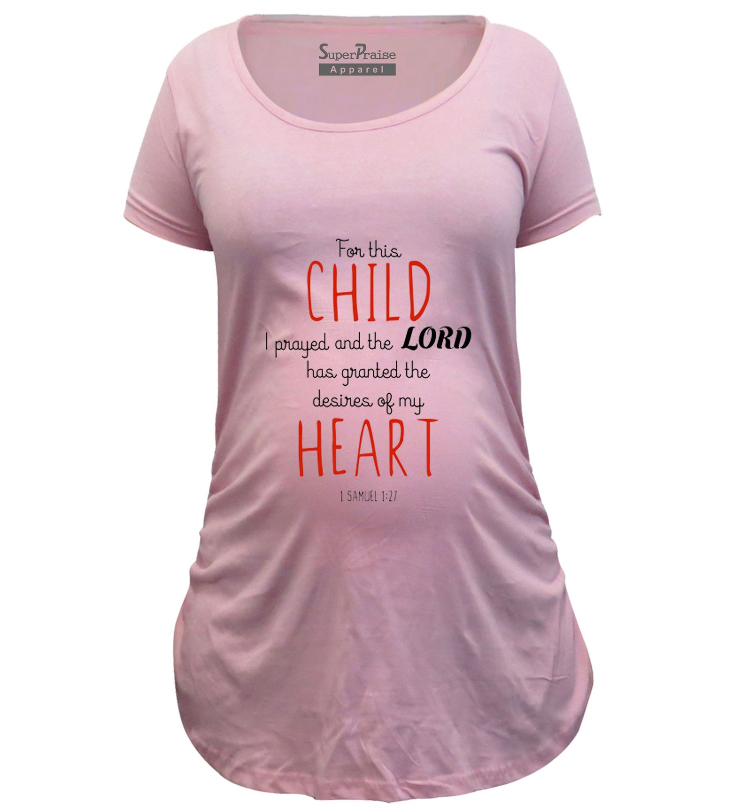 Prayer For This Child Pregnancy Maternity T Shirts