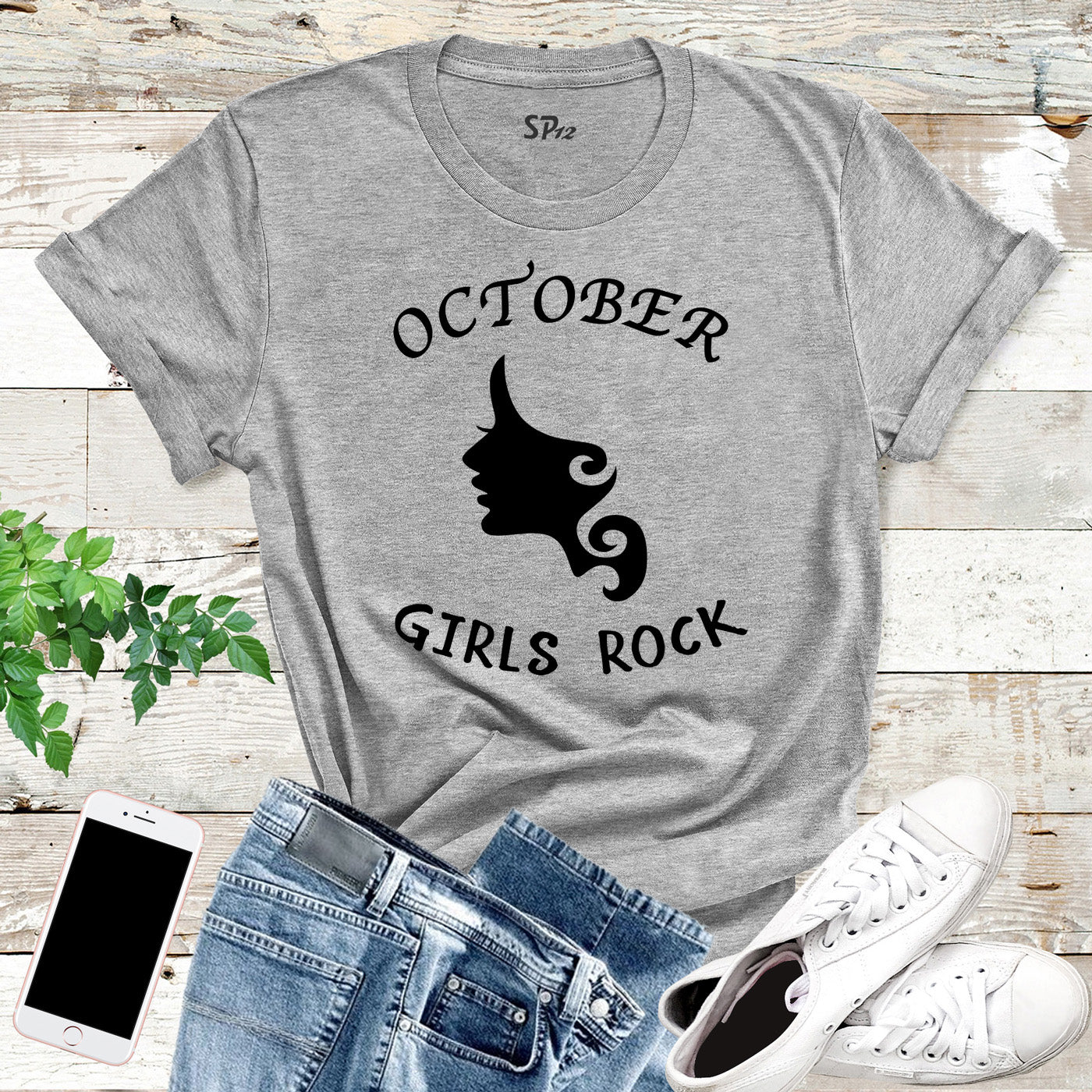 October Girls Rock Funny Birthday T Shirt