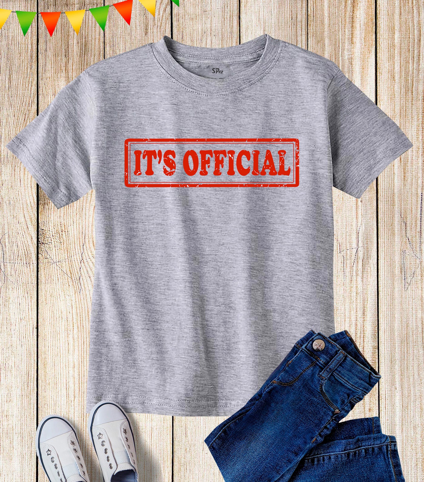 Kids It's Official Birthday Christmas T Shirt