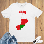 Oman Flag T Shirt Olympics FIFA World Cup Country Flag Tee Shirt