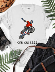 One car Less Bicycle T Shirt