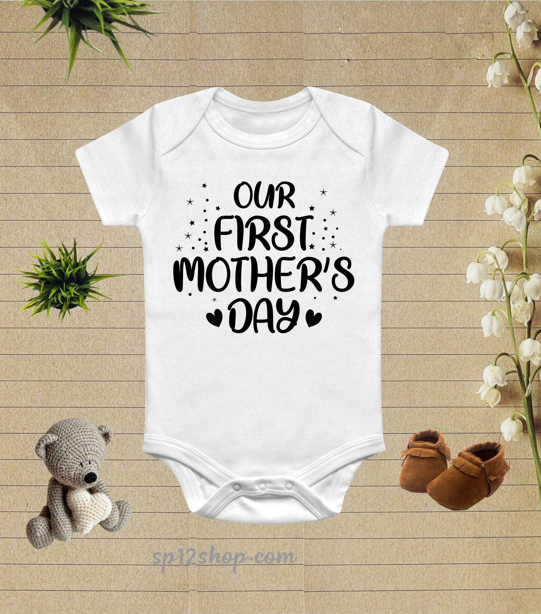 Our First Mother's Day Baby Bodysuit