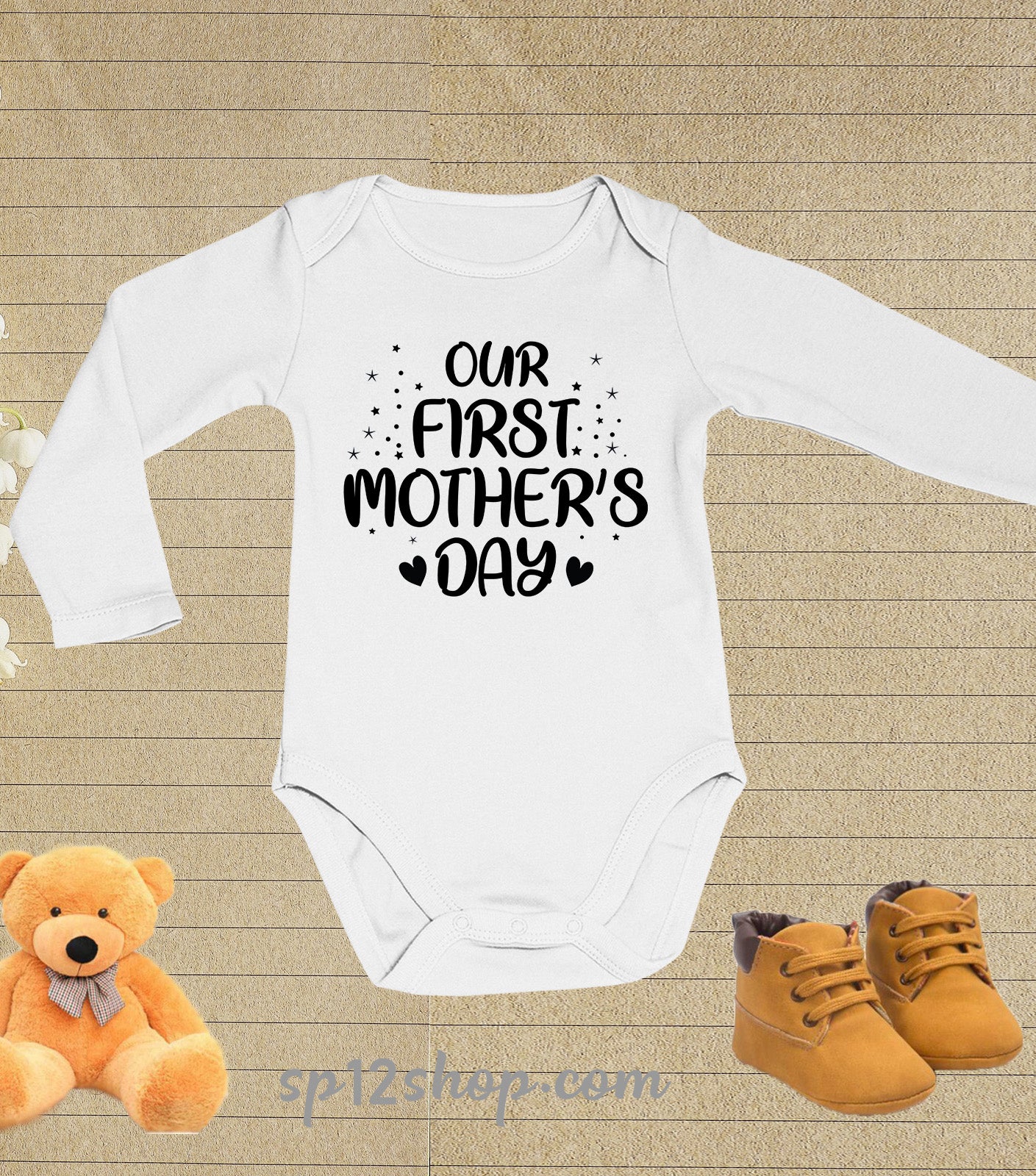Our First Mother's Day Baby Bodysuit