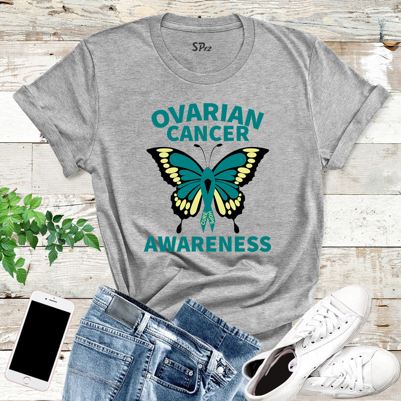 Ovarian Cancer Awareness T Shirt