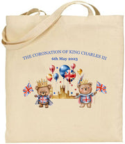 Union Flag King Charles III Coronation Day 6th May 2023 Tote Bag