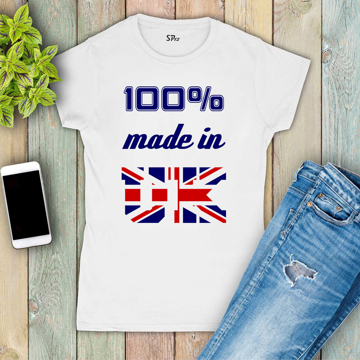 Patriot Patriotic Women T Shirt Made in UK United Kingdom tshirt Tee