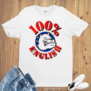 Patriotic T shirt 100% English British Bulldog