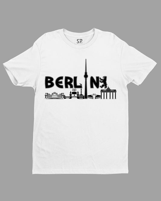 Patriotic T Shirt Berlin City Tour Tourist Graphic Tee
