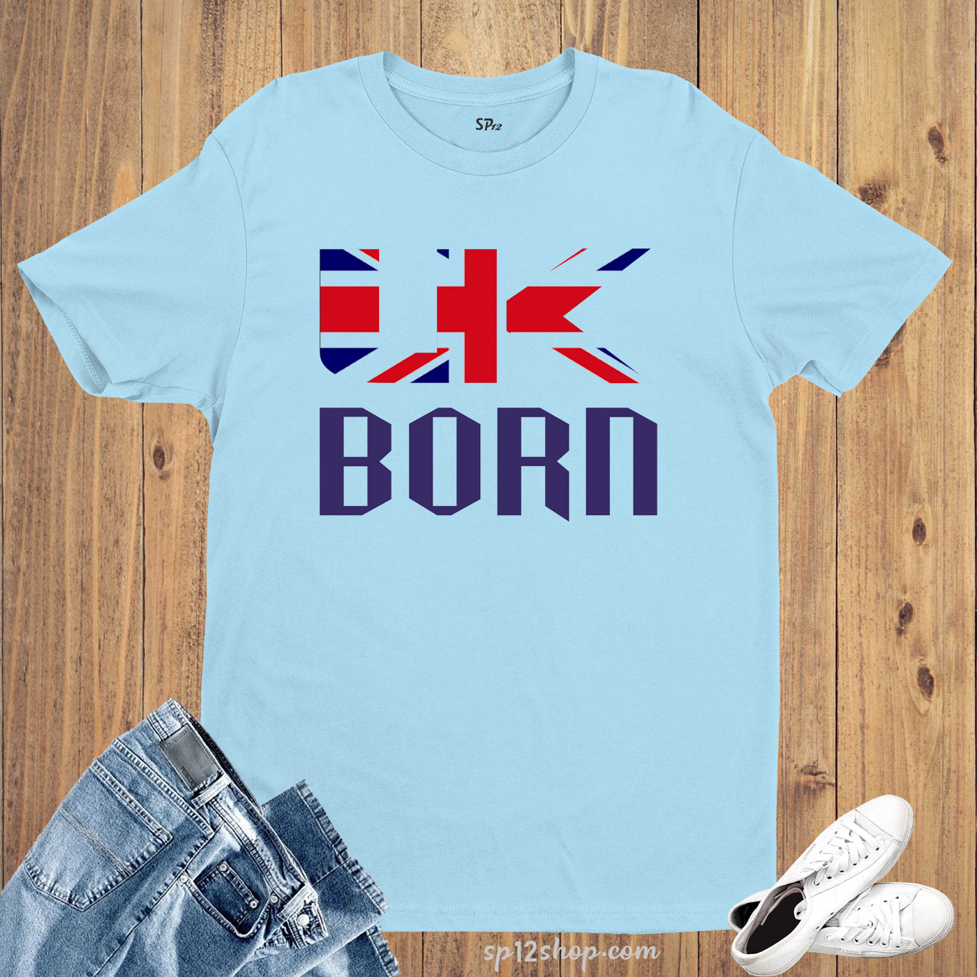 Patriotic T Shirts UK Born British citizen