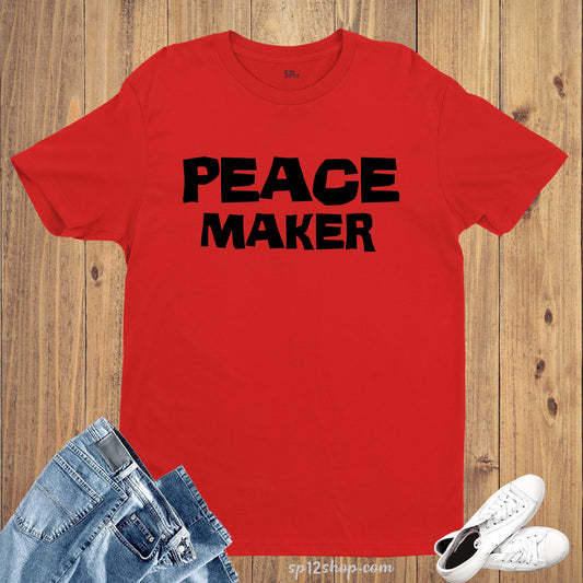 Peace Maker Mediator Gym T shirt