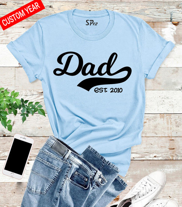 Personalised Dad T Shirt