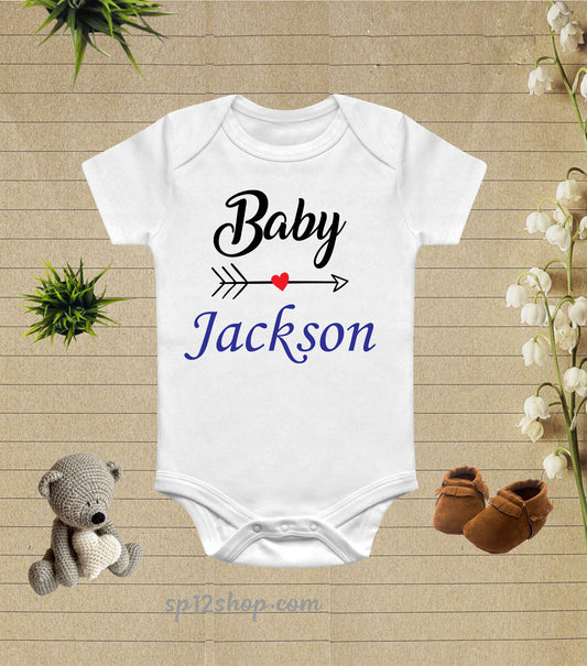 jackson Family Surname Baby Boys Bodysuit