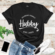 Personalised Hubby Wifey Matching T Shirt