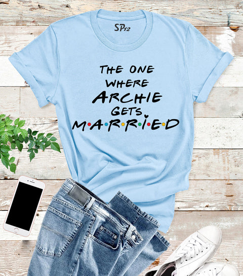 Personalised Married T Shirt