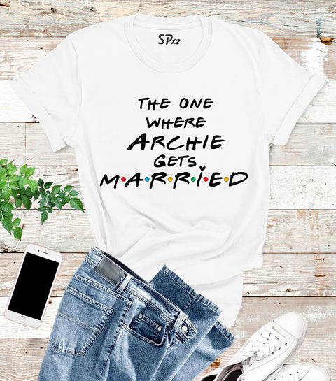 Personalised Married T Shirt