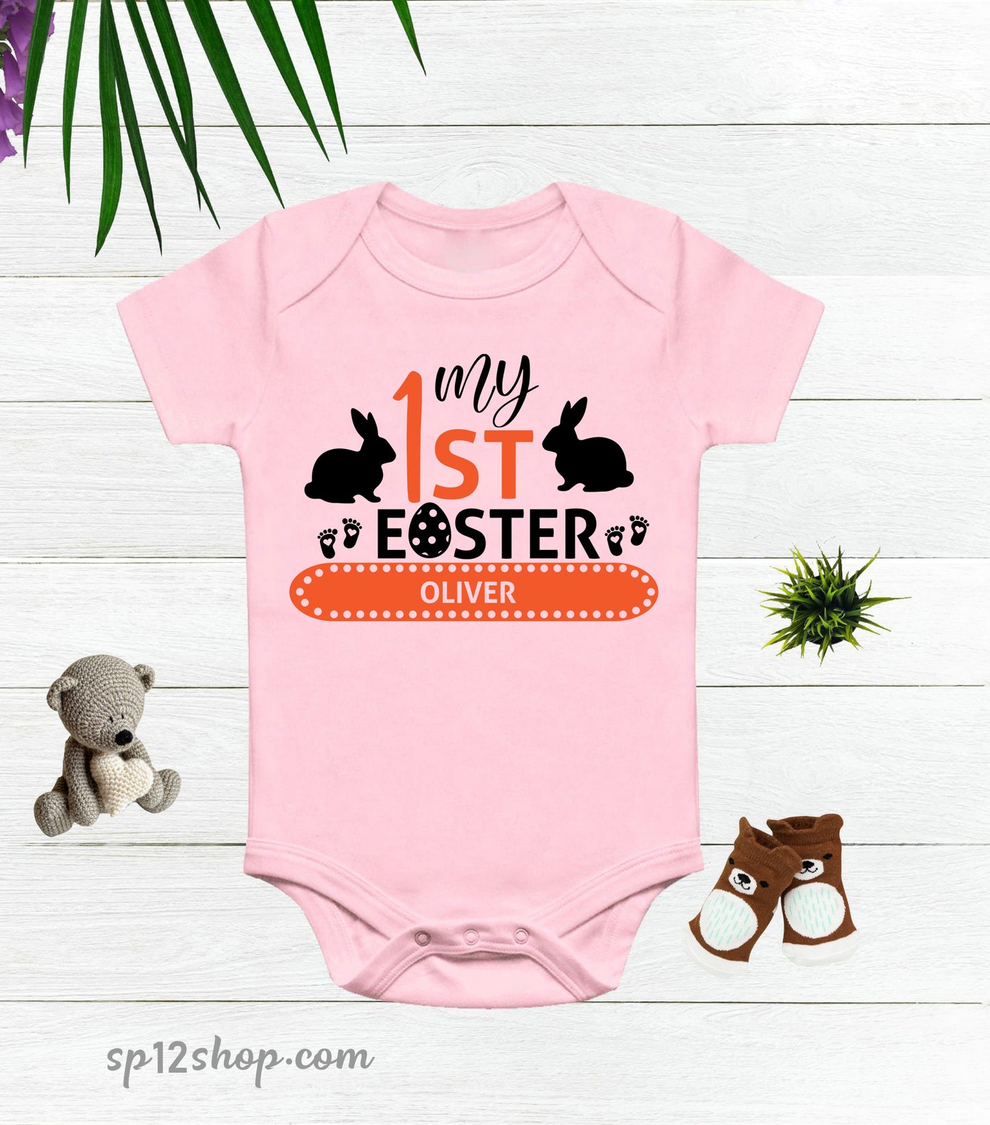 Personalised My 1st Easter Baby Bodysuit