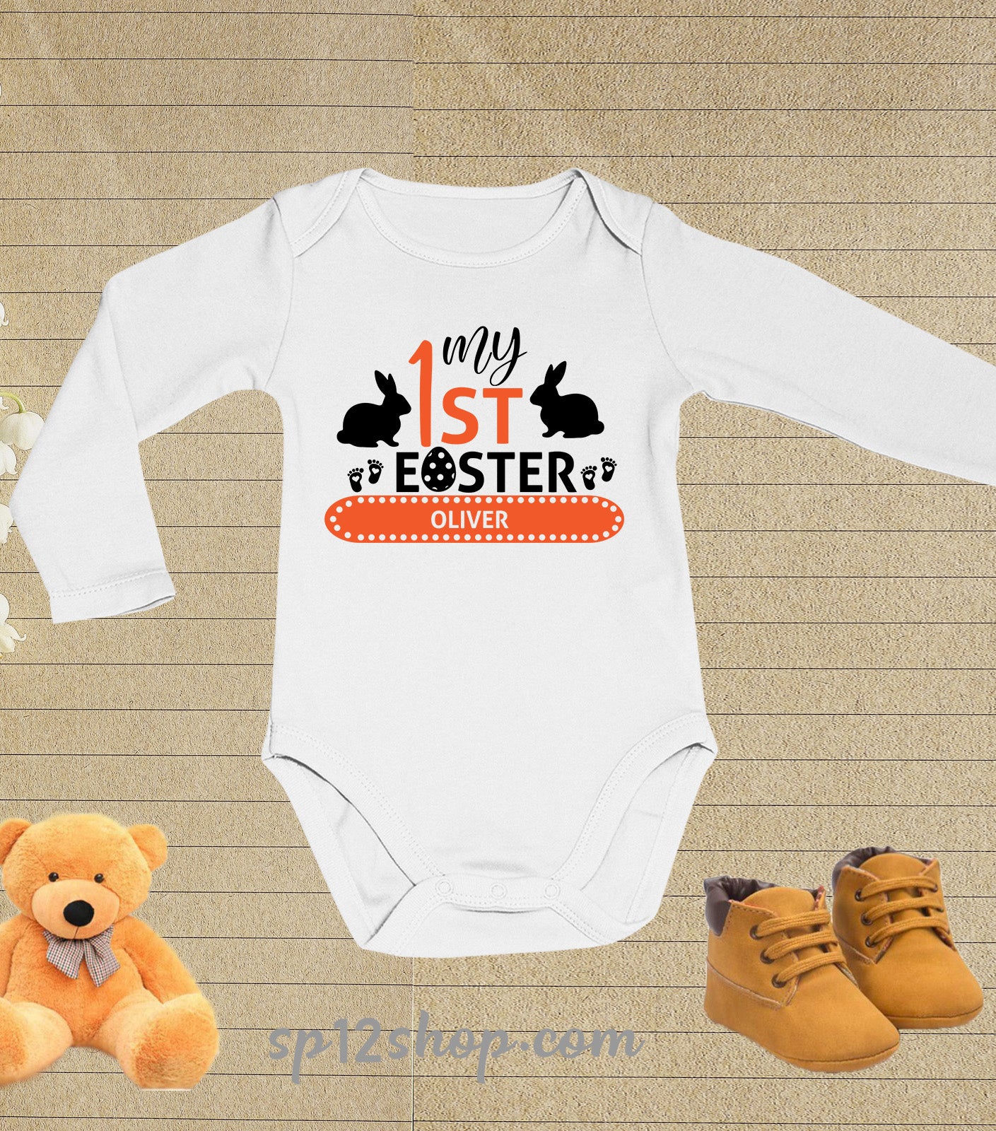 Personalised My 1st Easter Baby Bodysuit