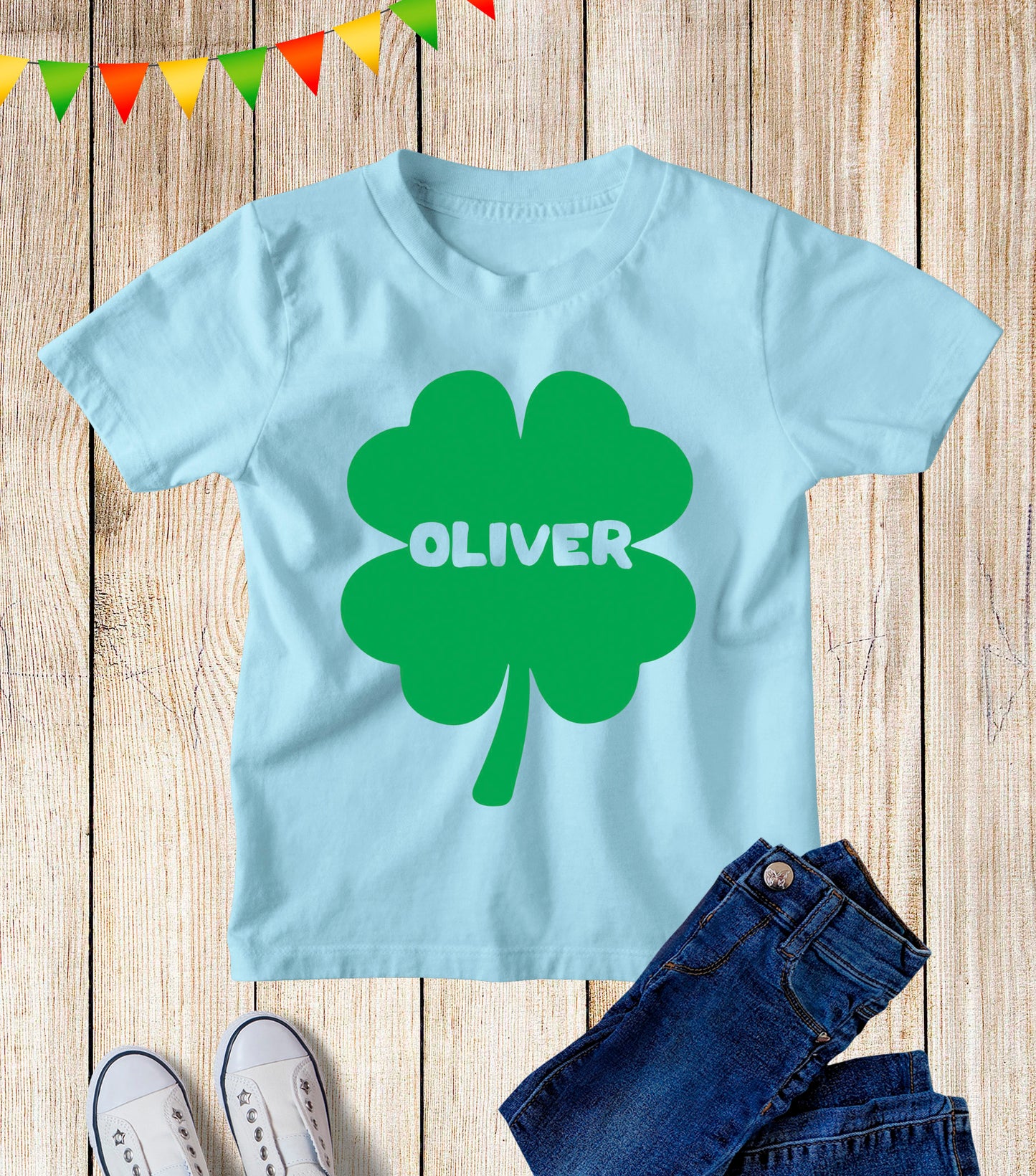 Personalised St Patricks Day Kids T Shirt