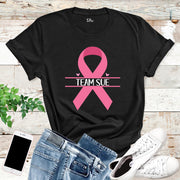 Personalized Team Cancer T-shirt