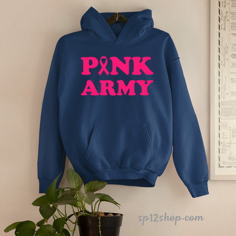 Pink Army Breast Cancer Awareness Hoodie
