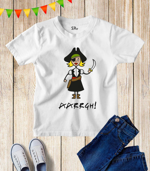Pirate Girl Kids T Shirt
