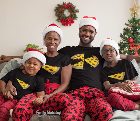 Pizza Slice Family Matching T Shirt