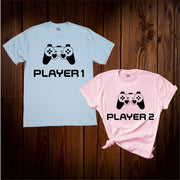 Player 1 Player 2 Couple T Shirt