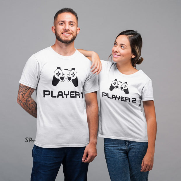 Player 1 Player 2 Couple T Shirt