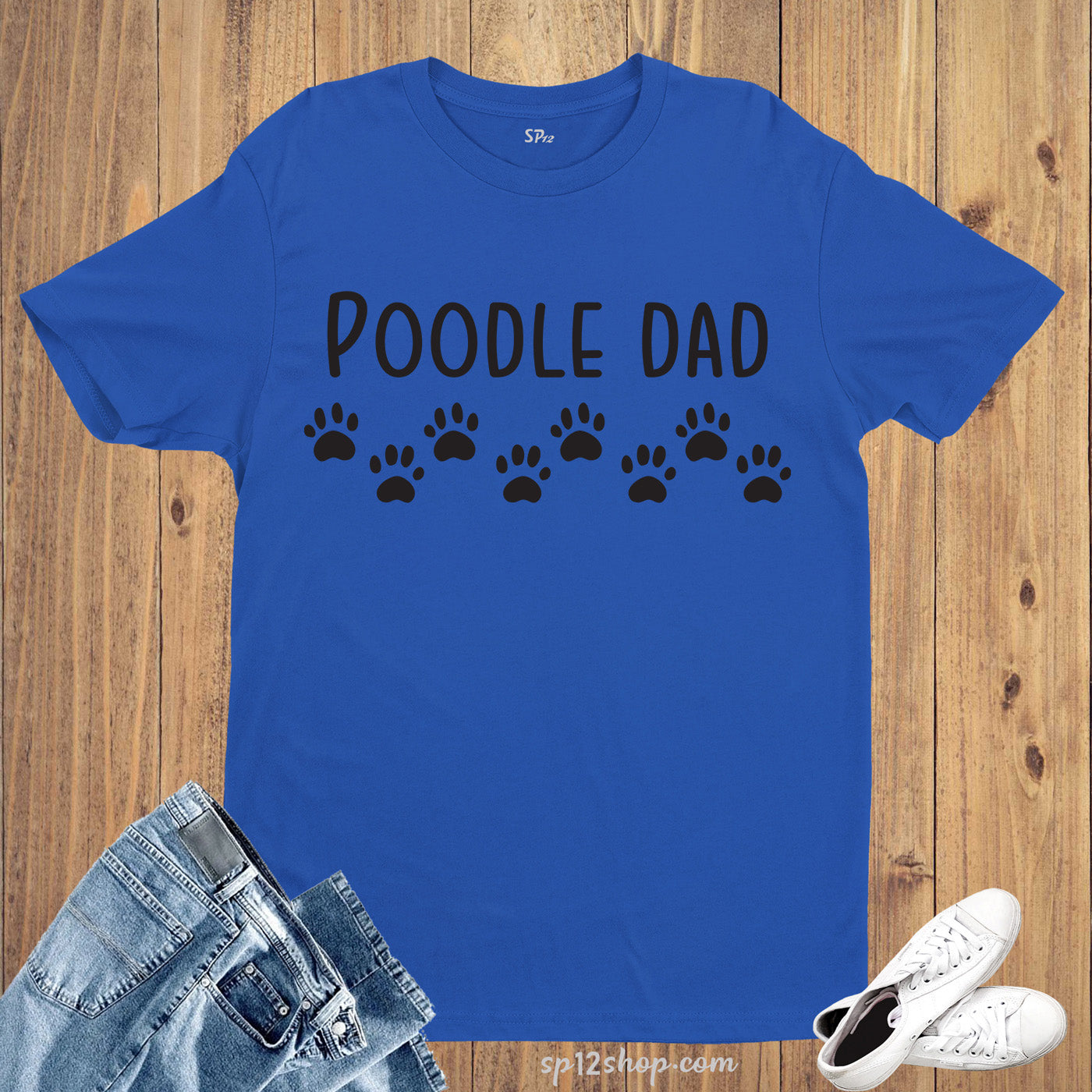 Poodle Dad T Shirt