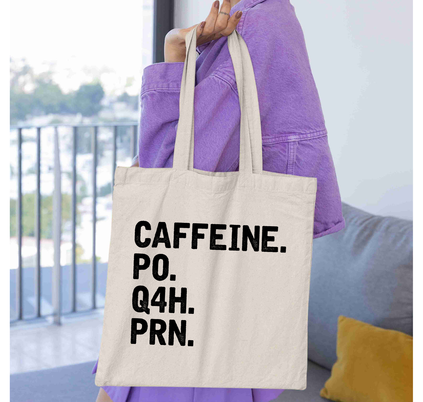 Caffeine PO Q4H PRN Nurse Coffee Lover Nurse Life Doctor T-Shirts