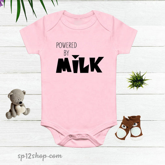Powered by Milk Baby Bodysuit Onesie