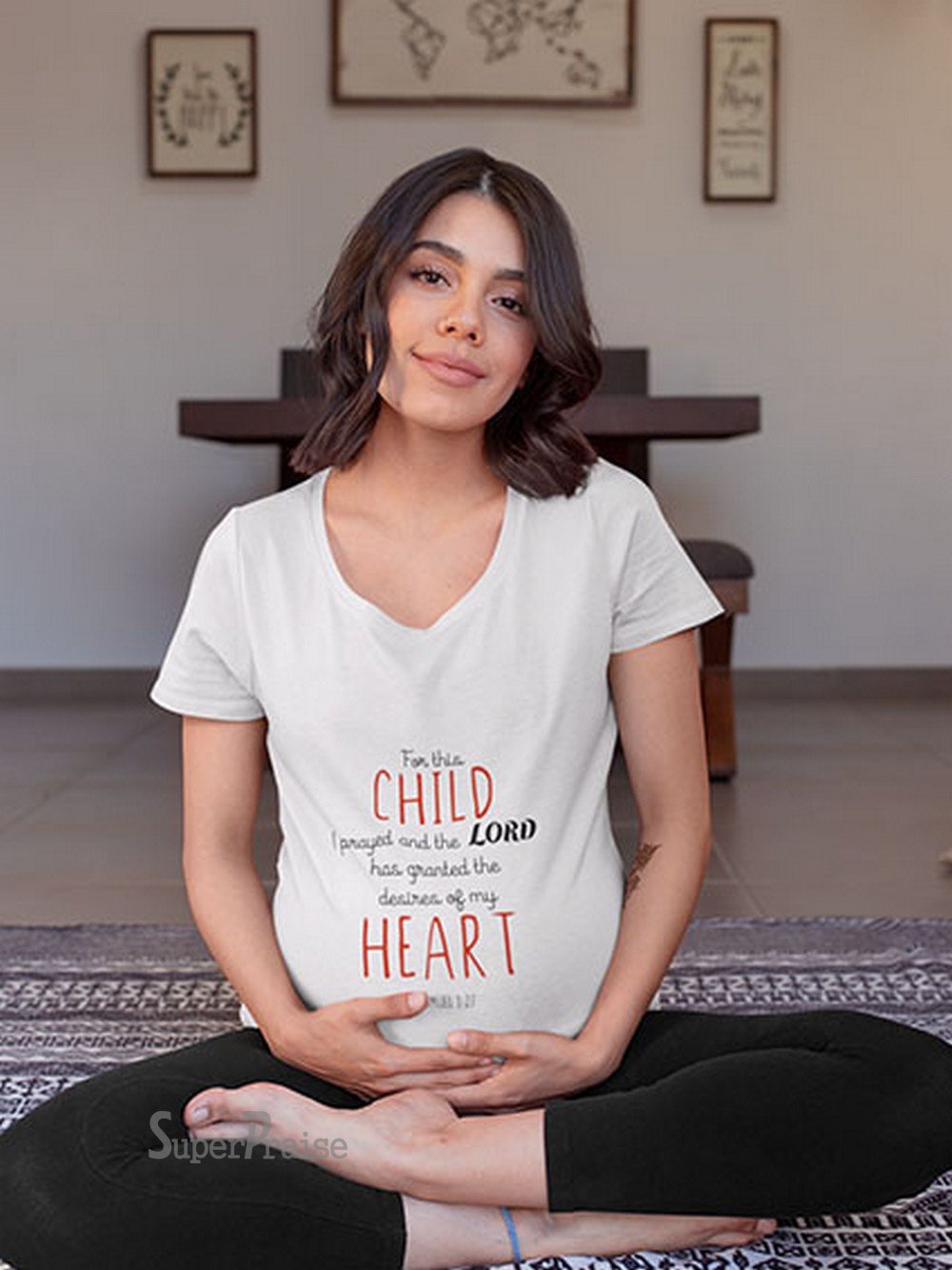 Prayer For This Child Pregnancy Maternity T Shirts 