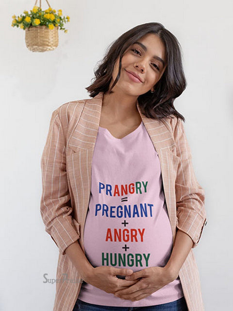Pregnant Hungry Angry Prangry Maternity T Shirt