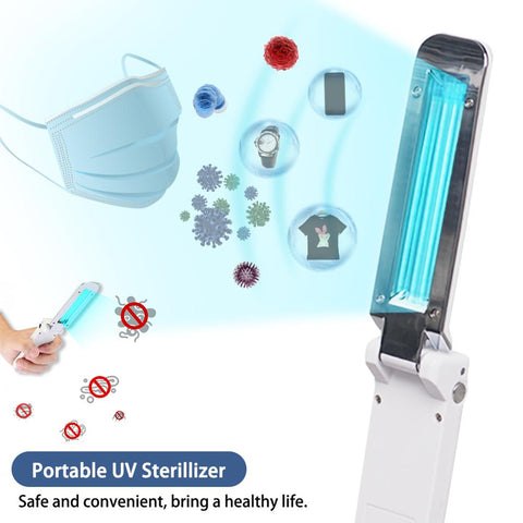 Portable UV Sanitizer Ultraviolet Sterilization Germicidal Bacterial Disinfect Virus Lights LED folding
