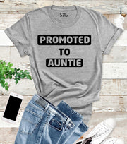 Promoted To Aunty Funny Gift T Shirt