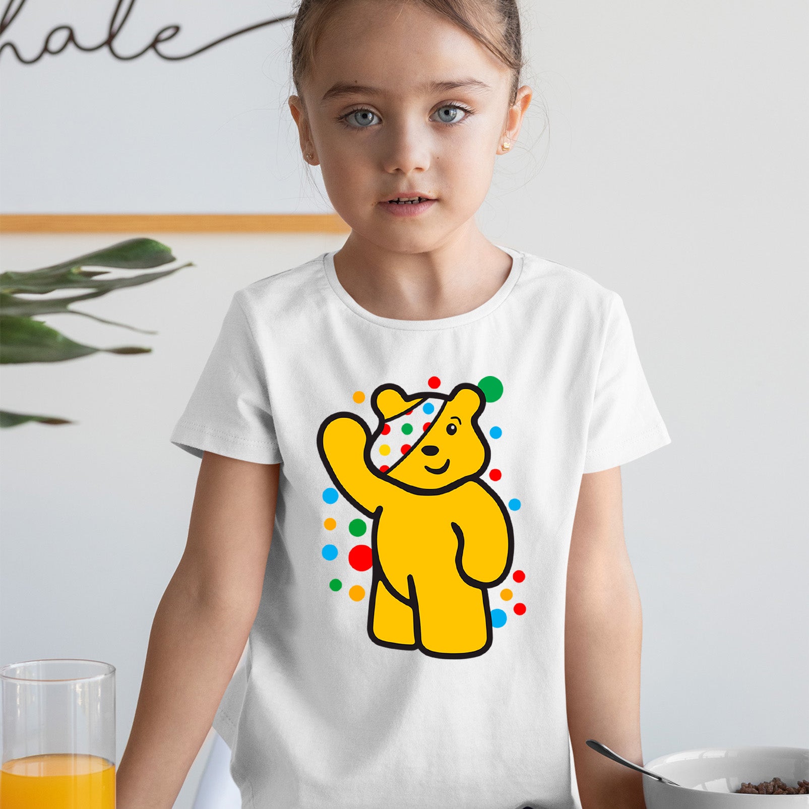 Pudsey Bear Children In Need Kids T Shirt