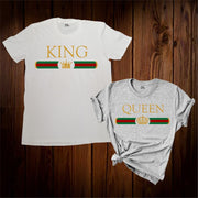 Queen And King Couple T Shirt