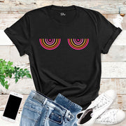 Rainbow Boobs T Shirt