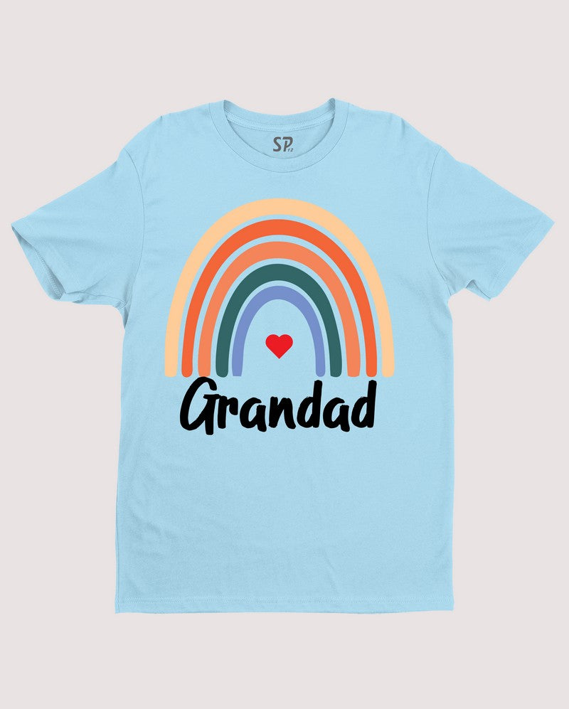 Rainbow Grandad T Shirt Fathers Day Shirt Grandfather TShirt Gift
