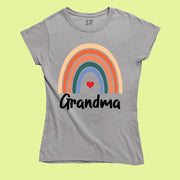 Rainbow Grandma T Shirt Grandmother tshirt Grandma Shirts Gift tee