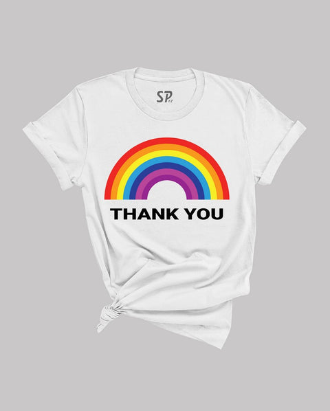 Rainbow Shirt Thank you National Health Workers T-Shirt