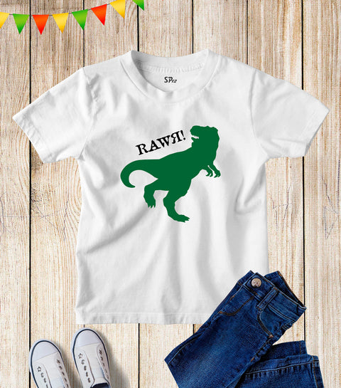 Kids Rawr Dinosaur Vintage Classic T Shirt