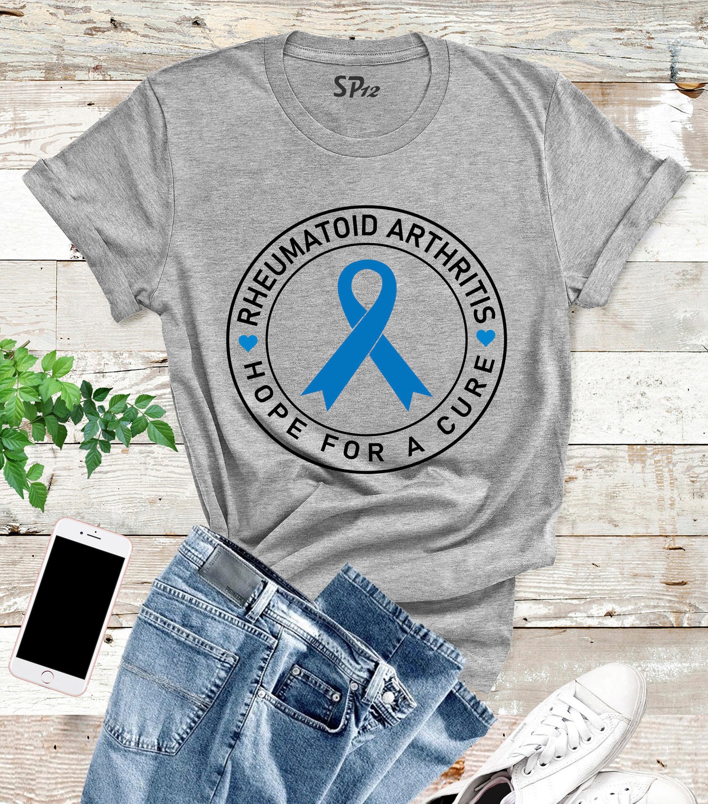 Rheumatoid Arthritis Hope For A Cure Awareness T-Shirt