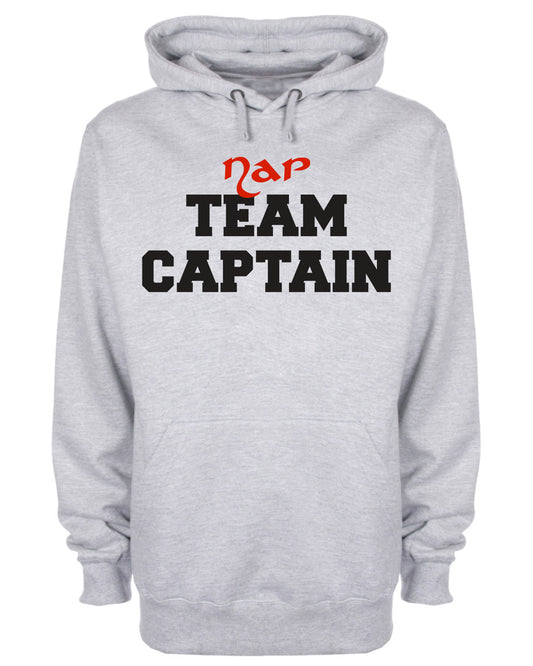 Nap Team Captain Funny Slogan Hoodie
