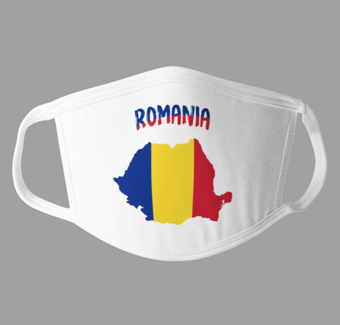 Romania Flag Face Mask Cover Patriotic Facemask Covering