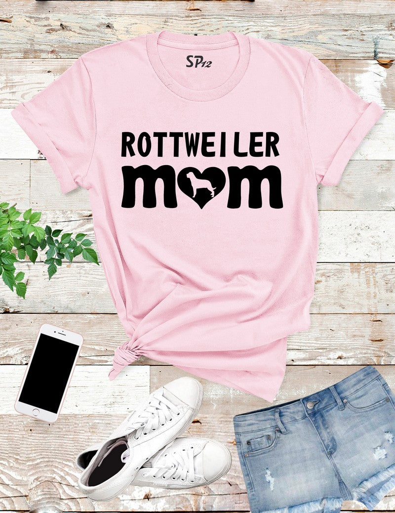Rottweiler Mom T Shirt