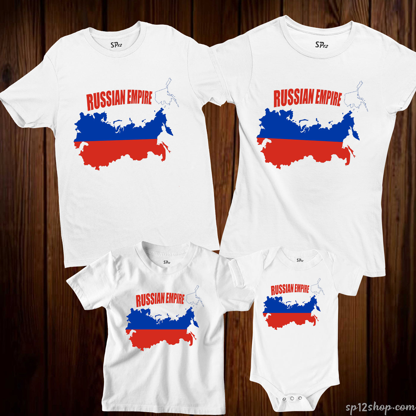 Russian Empire Flag T Shirt Olympics FIFA World Cup Country Flag Tee Shirt