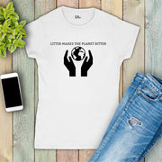Save the Planet Awareness Women T Shirt
